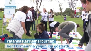 Kemerburgaz Kent Ormanı, hafta sonlarının vazgeçilmez adresi haline geliyor.